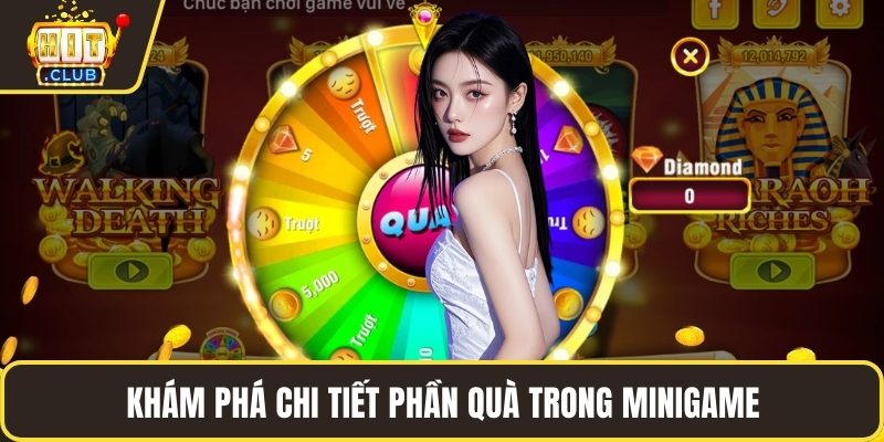 Khám phá chi tiết phần quà trong minigame